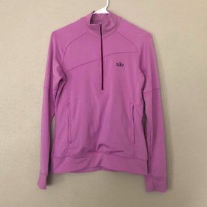 NIKE Pullover Half Zip With Kangaroo Pocket SZ S